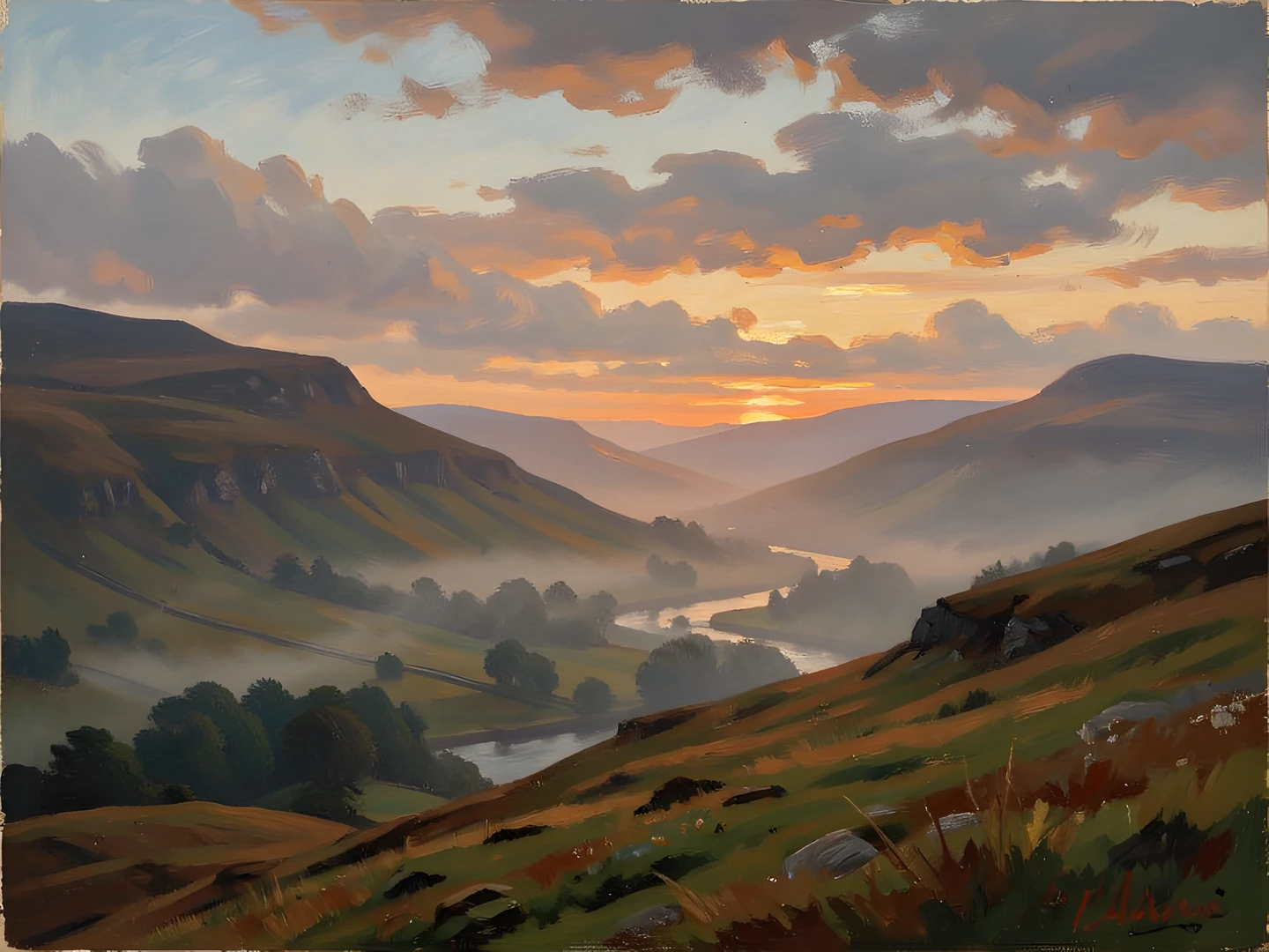 Misty Highland Glow