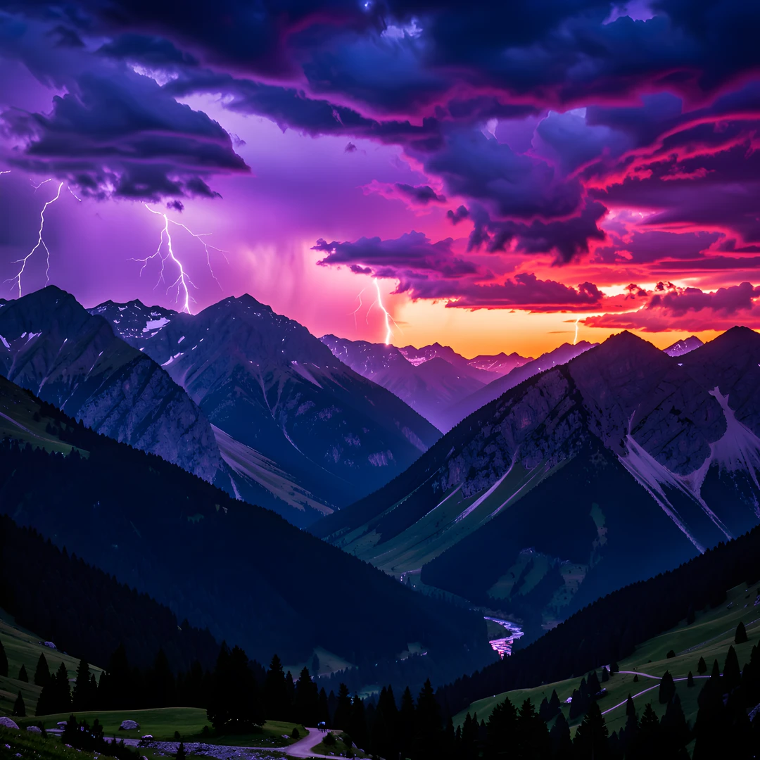 Electric Storm Night
