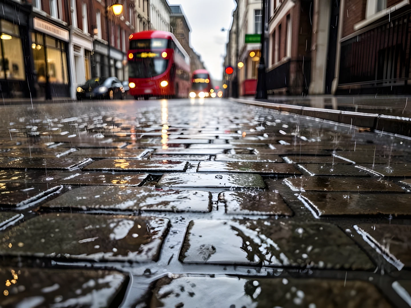Wet City Streets