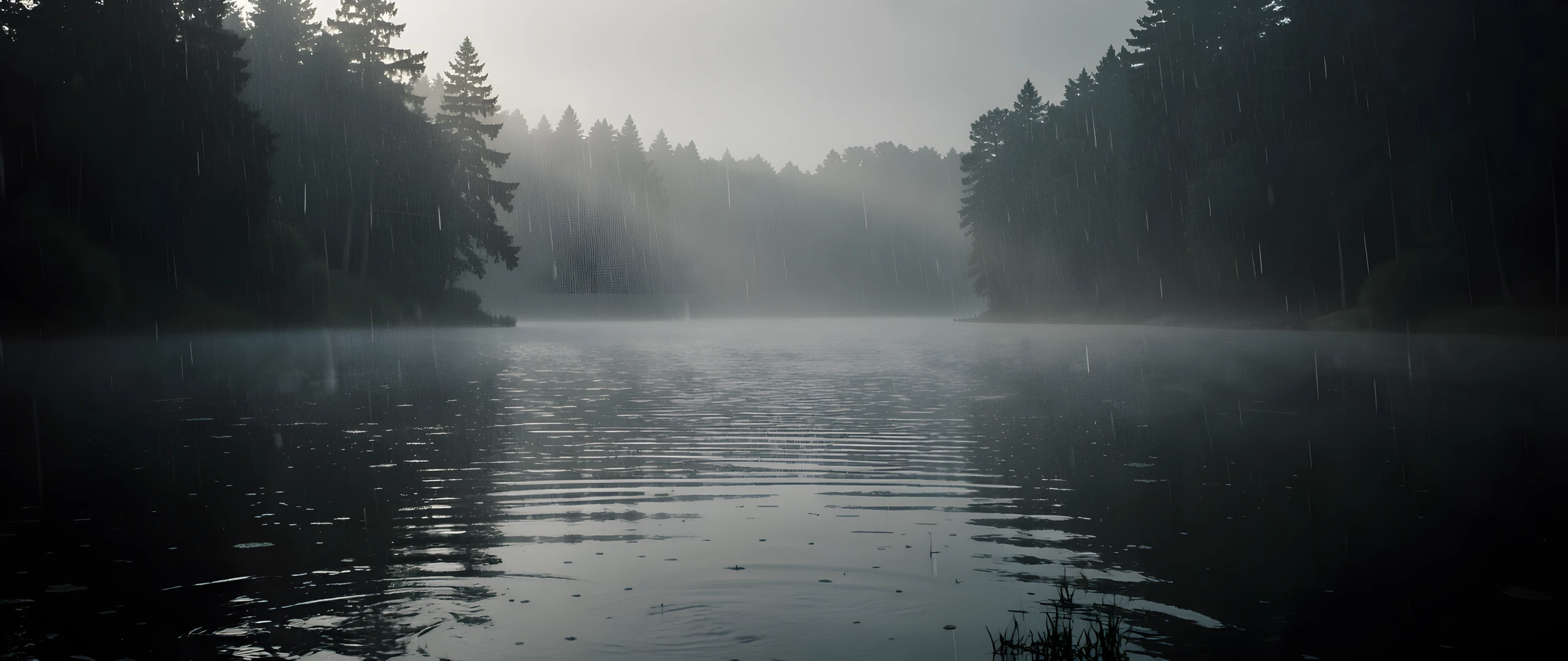 Misty Morning Scene
