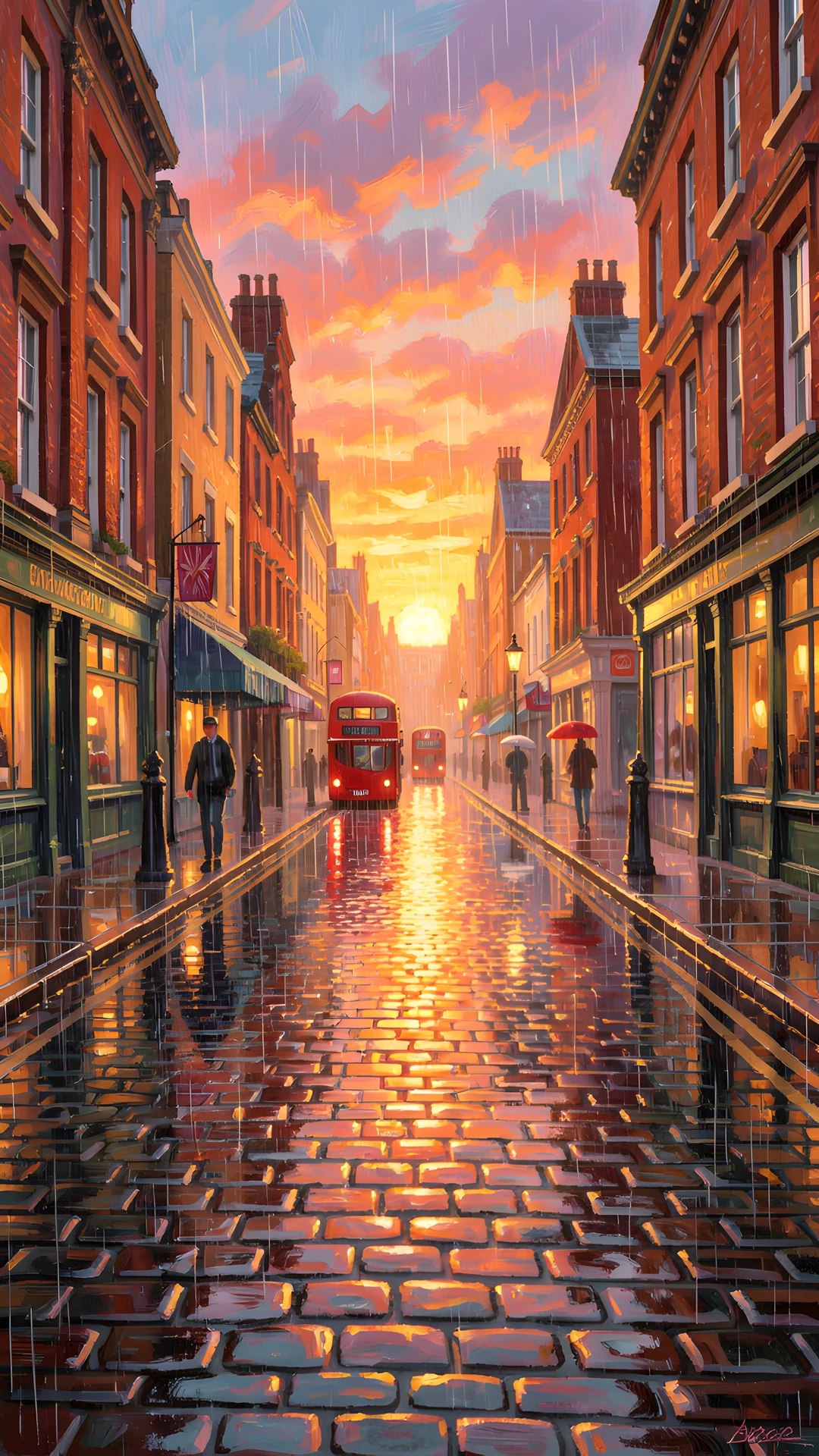 London Morning Glow