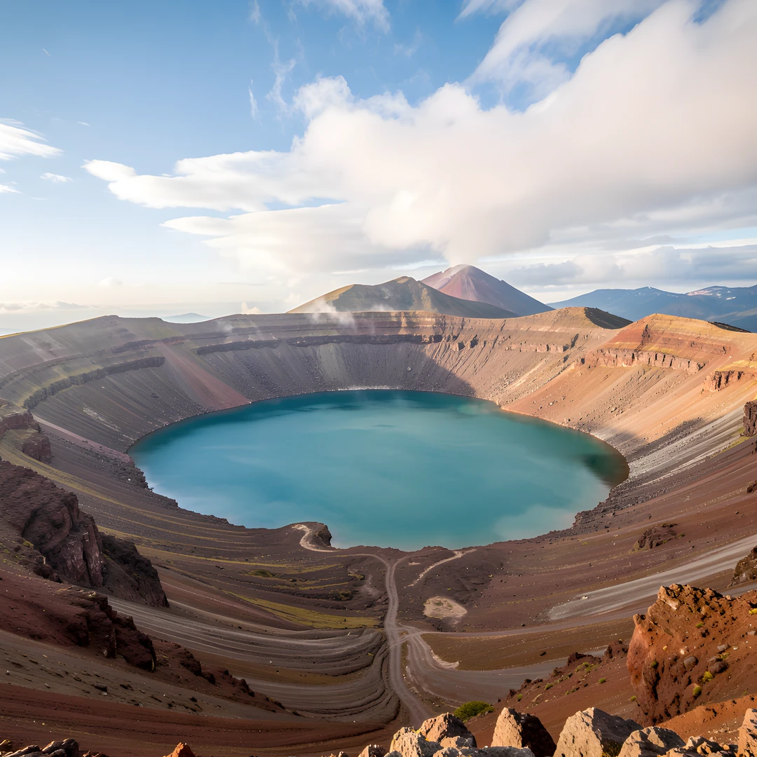 Volcanic Lake Oasis