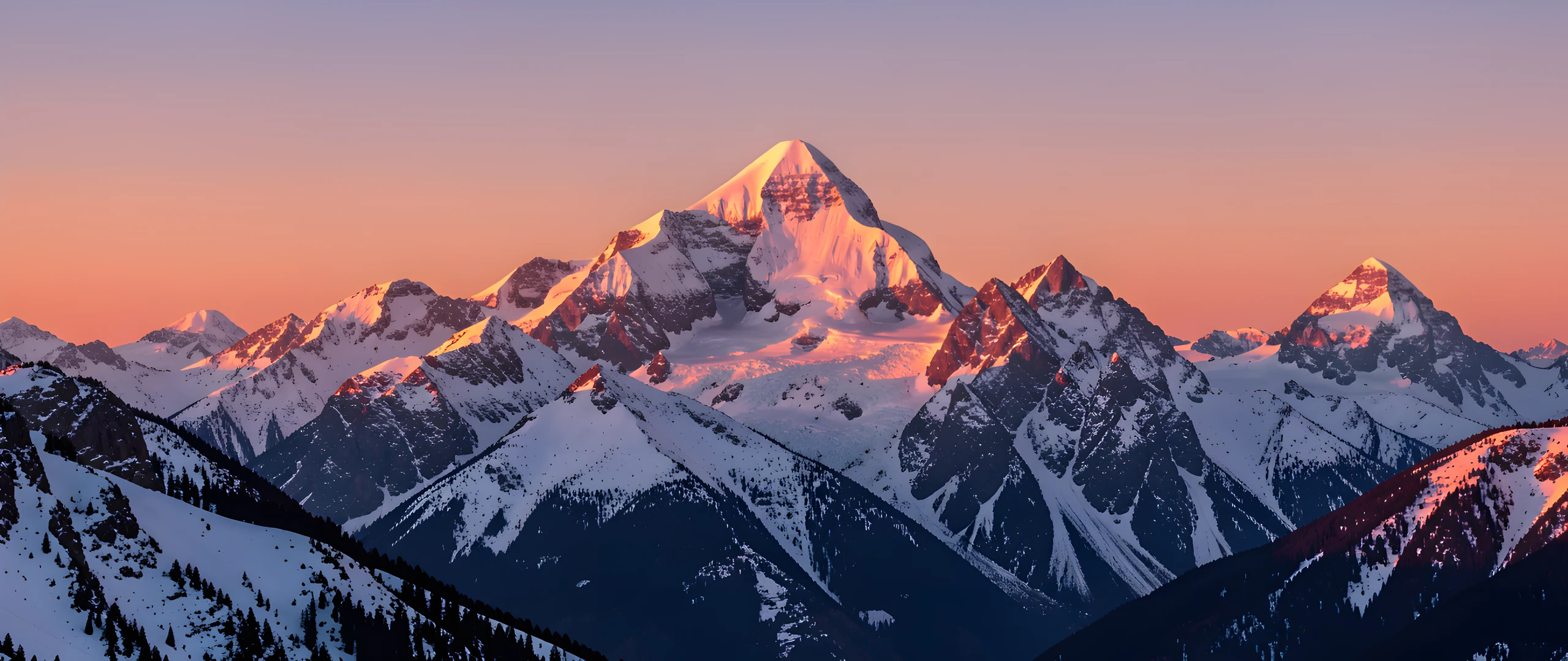 Frozen Mountain Glory