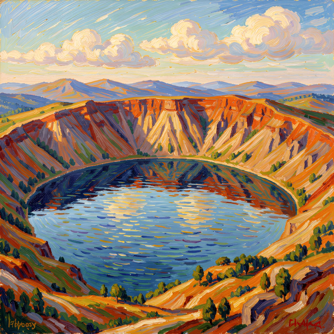 Monet Crater Lake