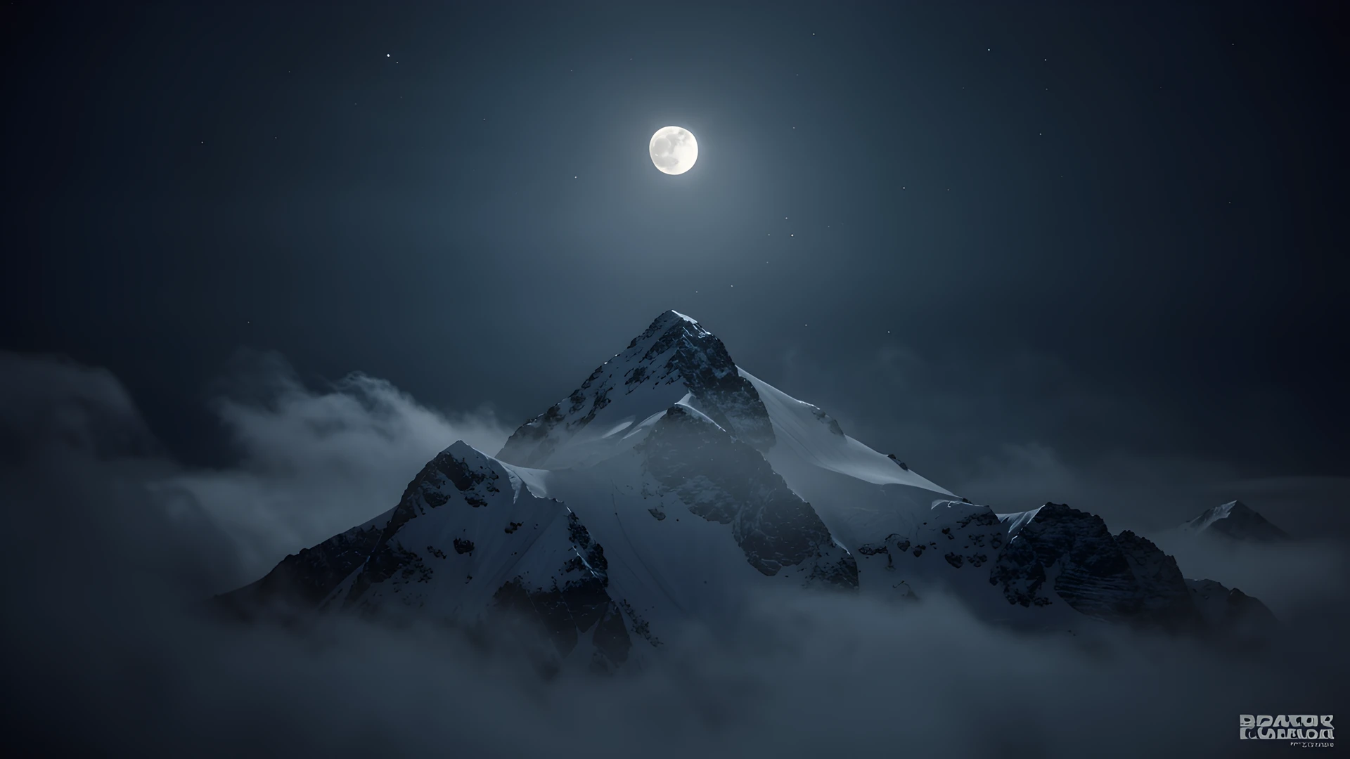 Frozen Lunar Peaks