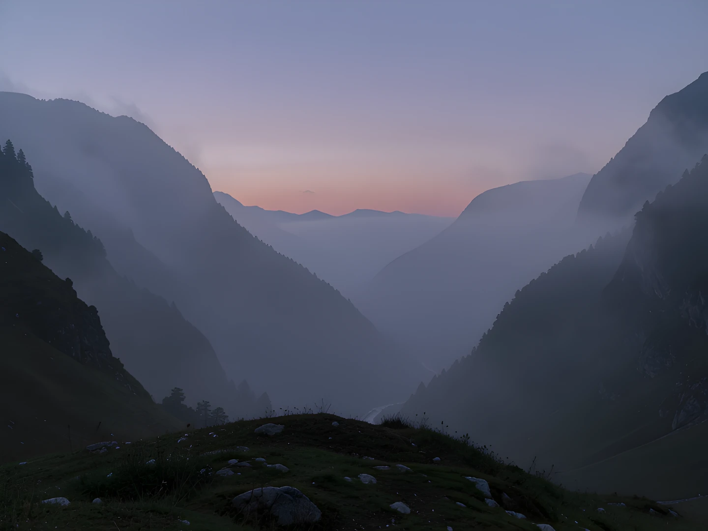 Mountain Sunset Twist