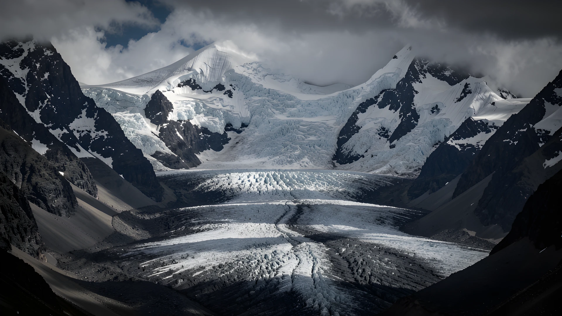 Frozen Glacier Peaks