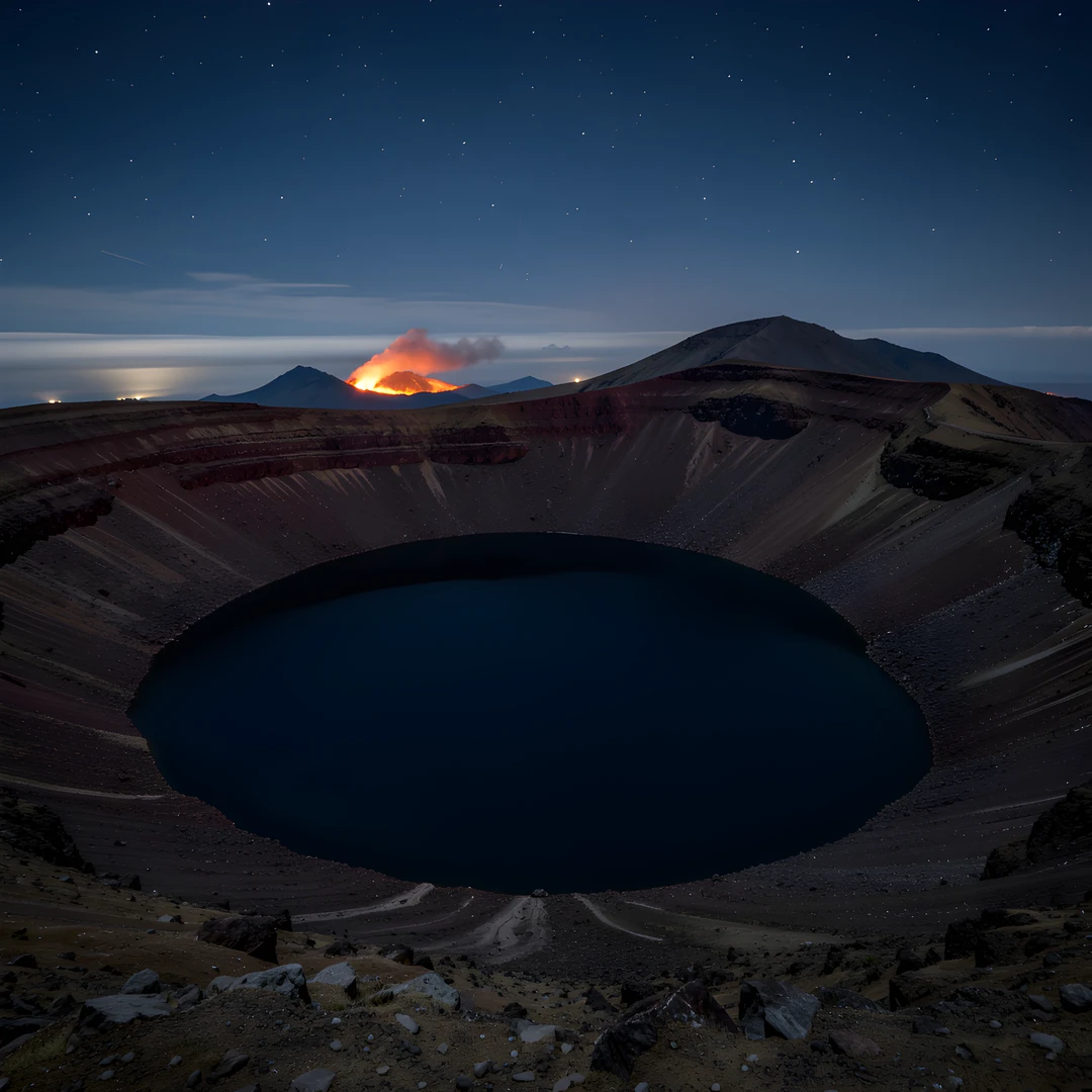 Volcanic Lake Sky