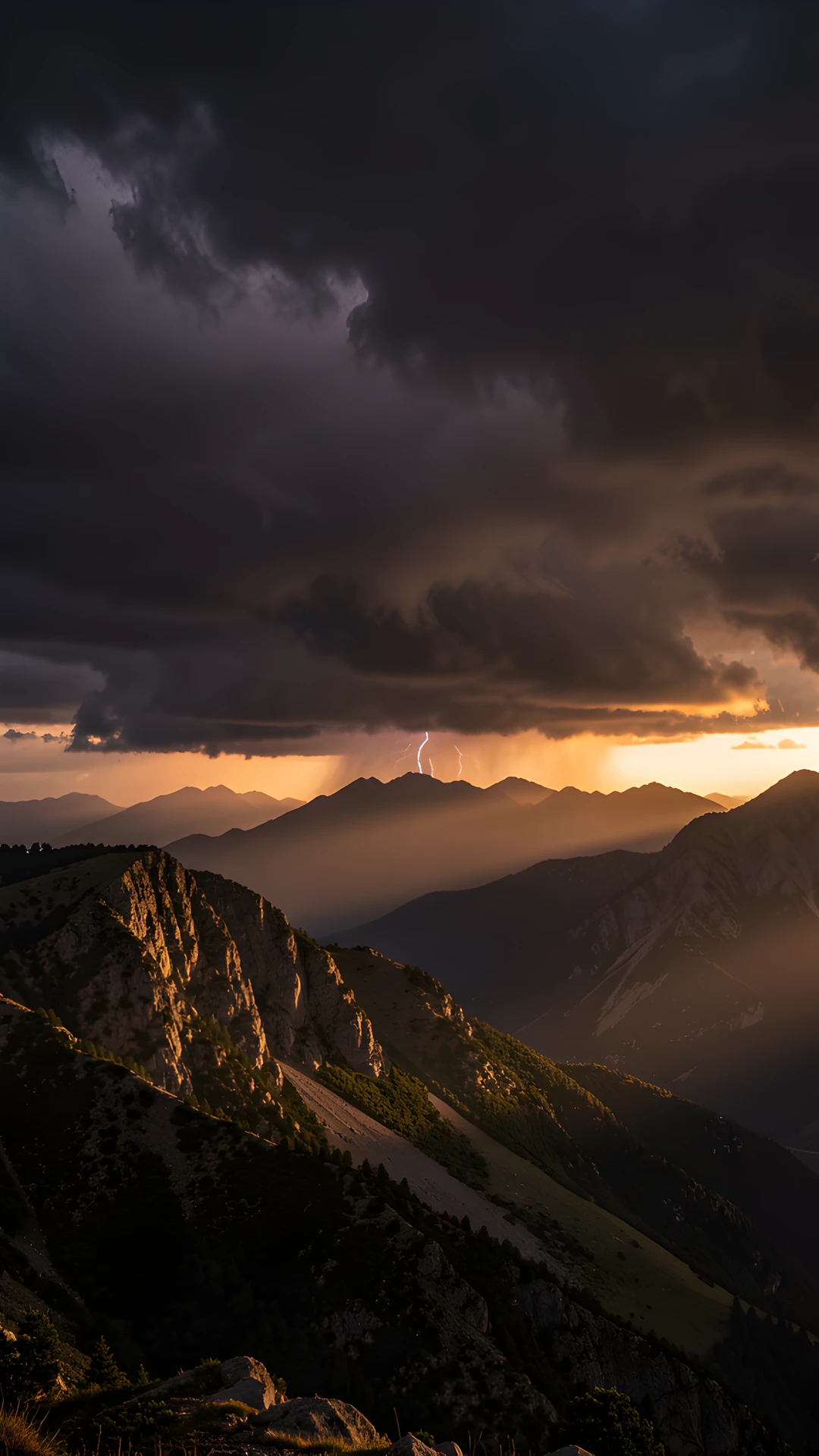 Golden Mountain Dawn