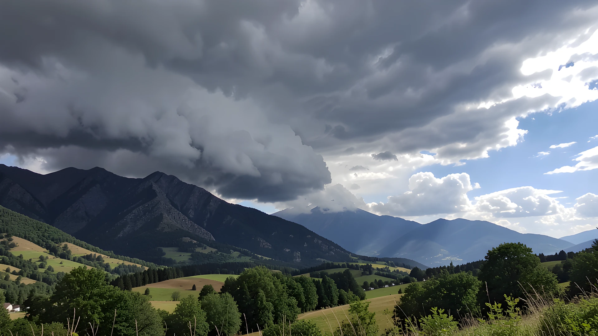 Stormy Mountain Peak