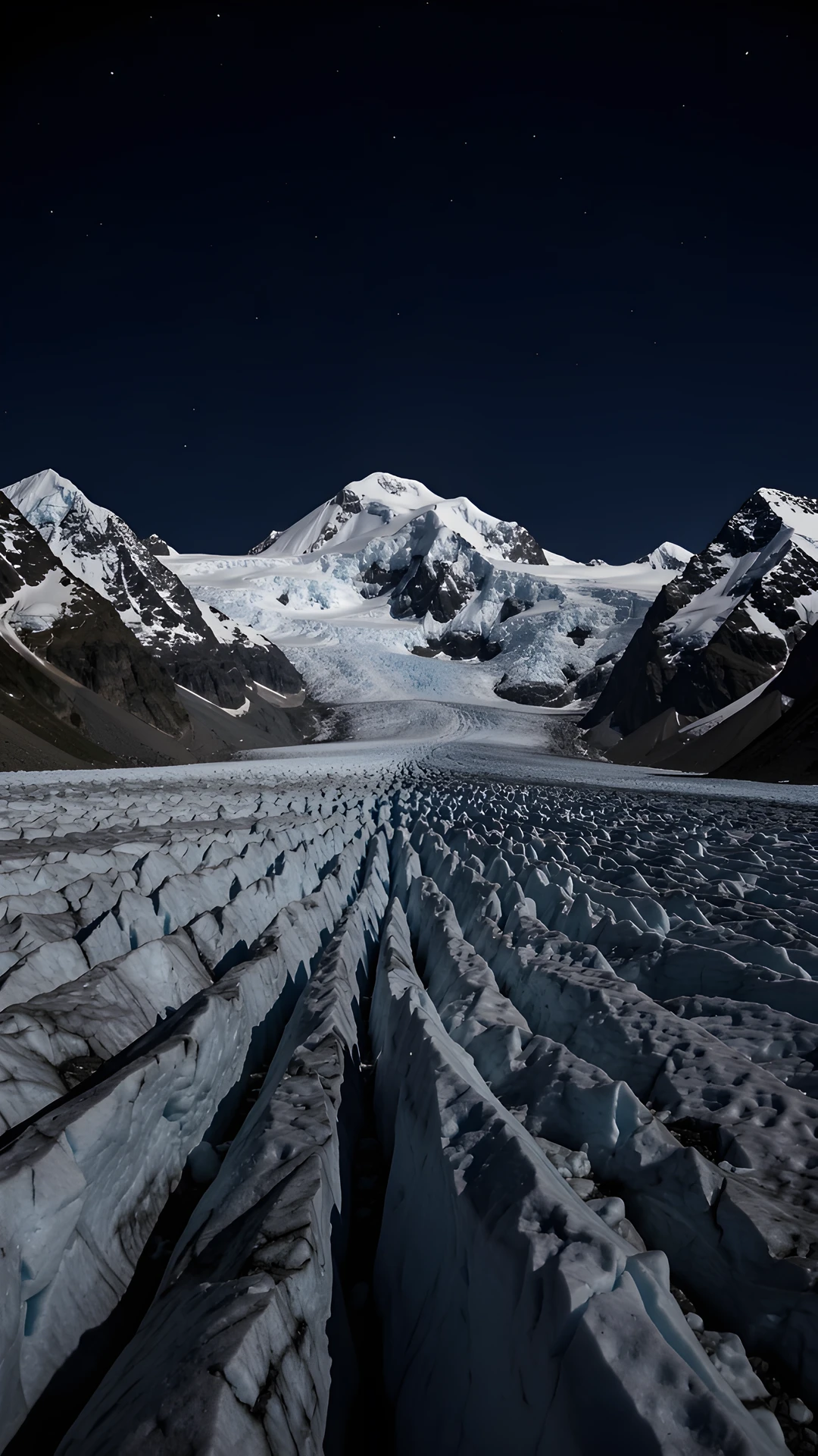 Frozen Mountain Sky