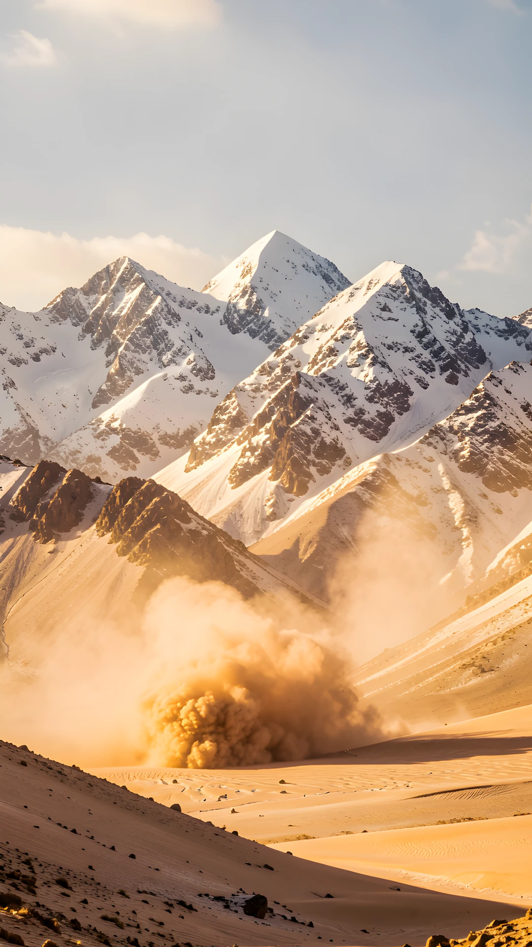 Desert Storm Mountains