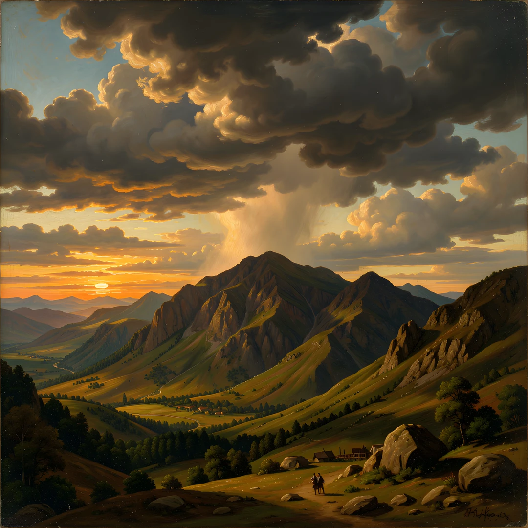 Impressionist Mountain