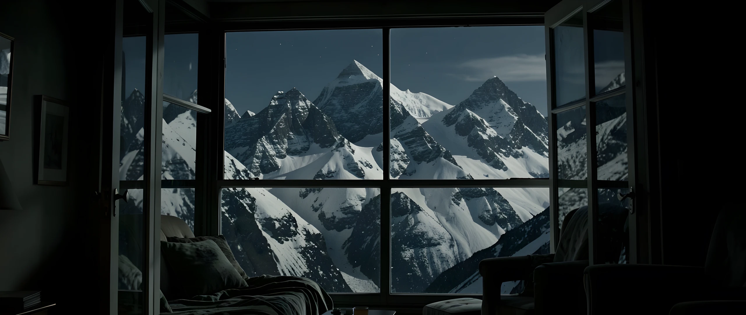Snowy Mountain Peaks