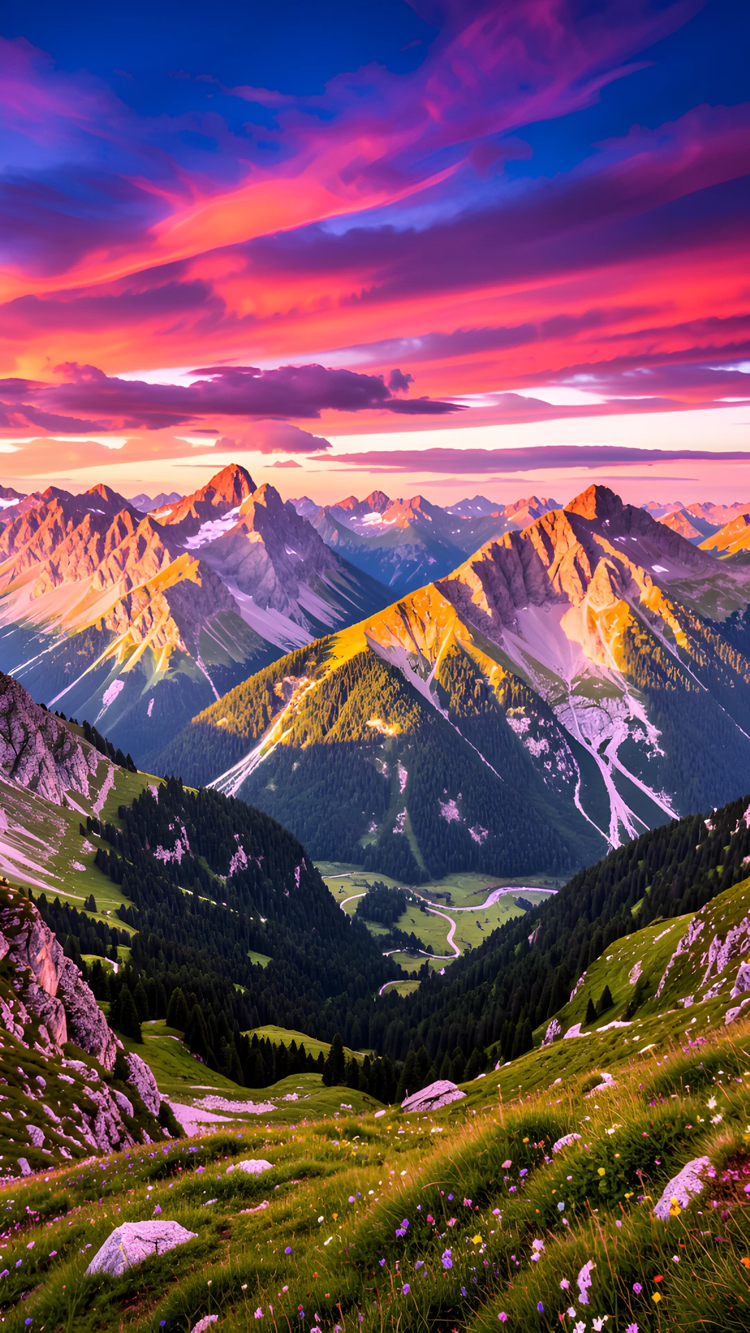 Mountain Color Spectrum