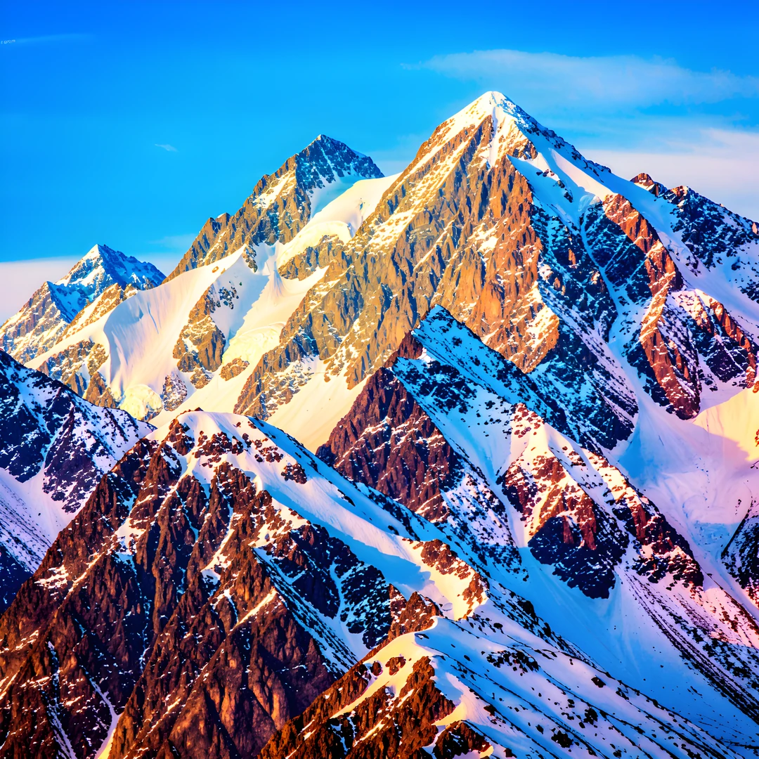 Alpine Snow Peaks