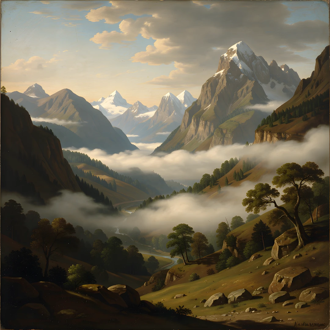 Dutch Landscape Scene