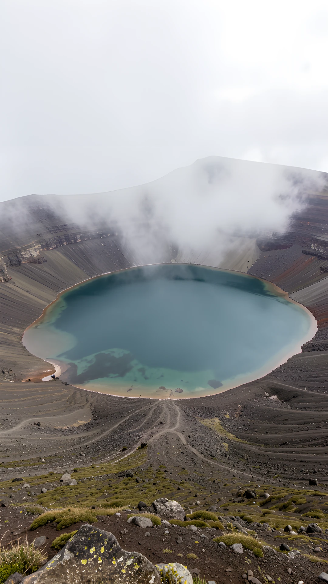 Misty Volcanic Cove