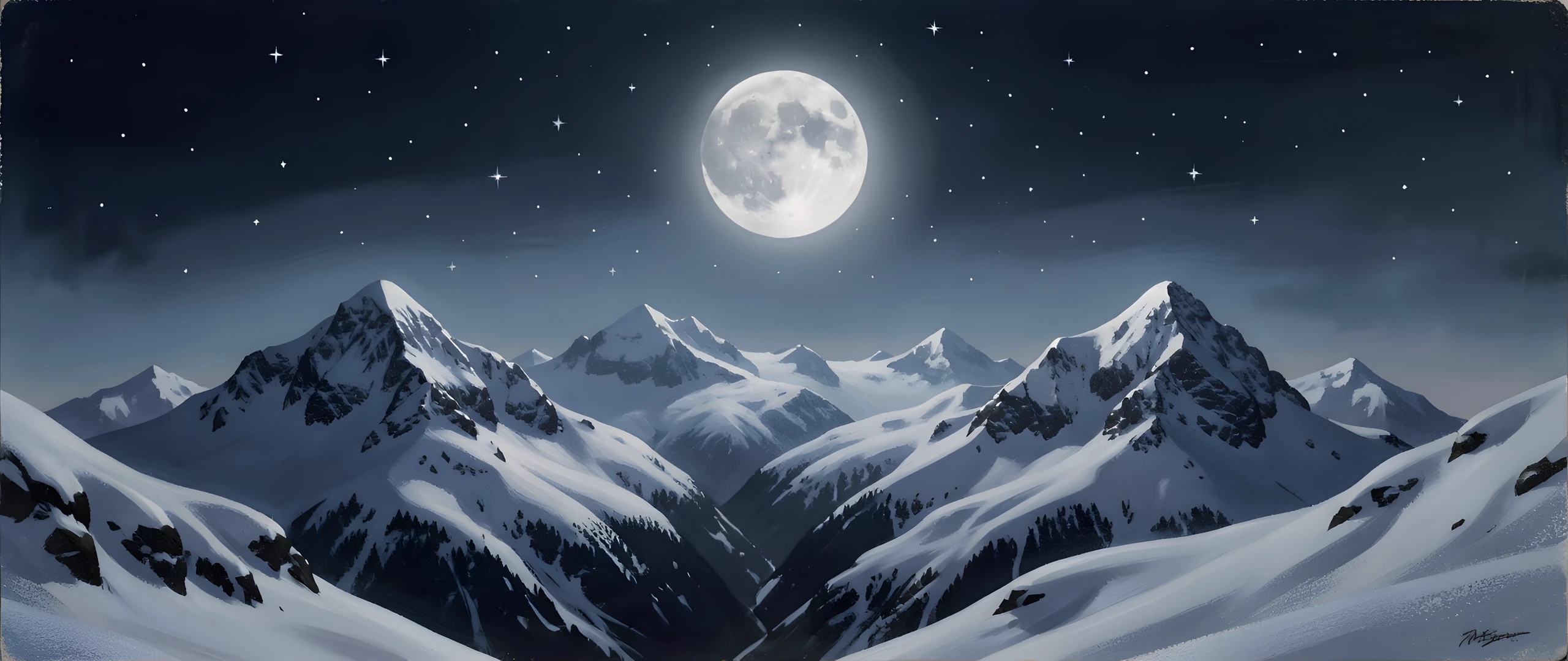 Lunar Mountain Haze