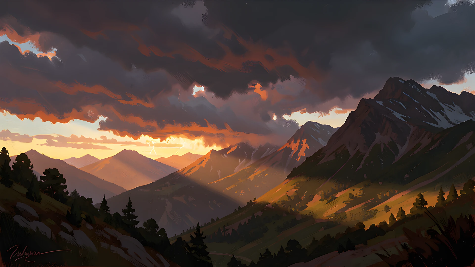 Morning Ridge Glow