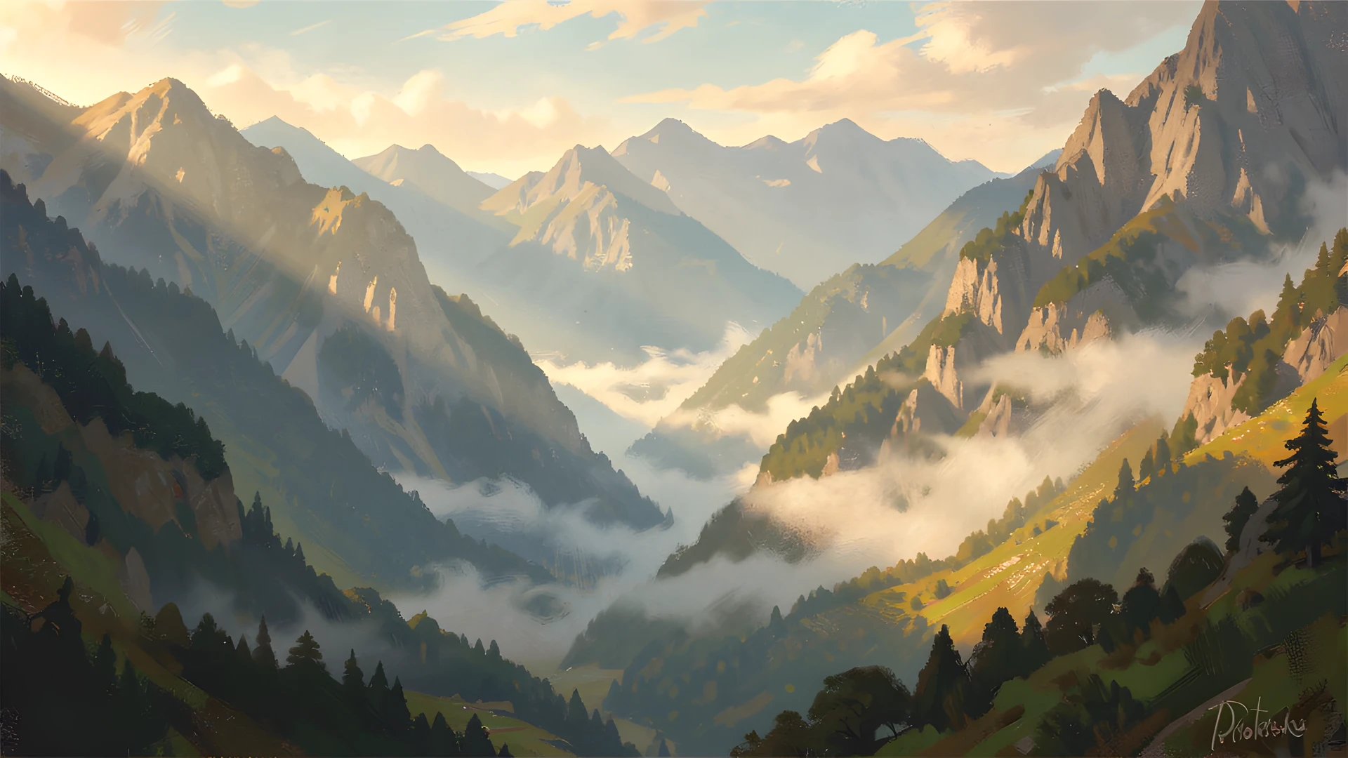 Misty Mountain Valley