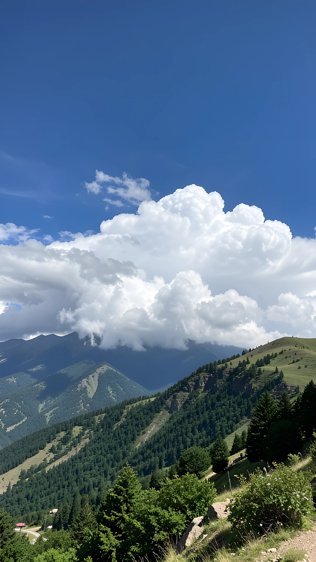 Stormy Mountain Peak