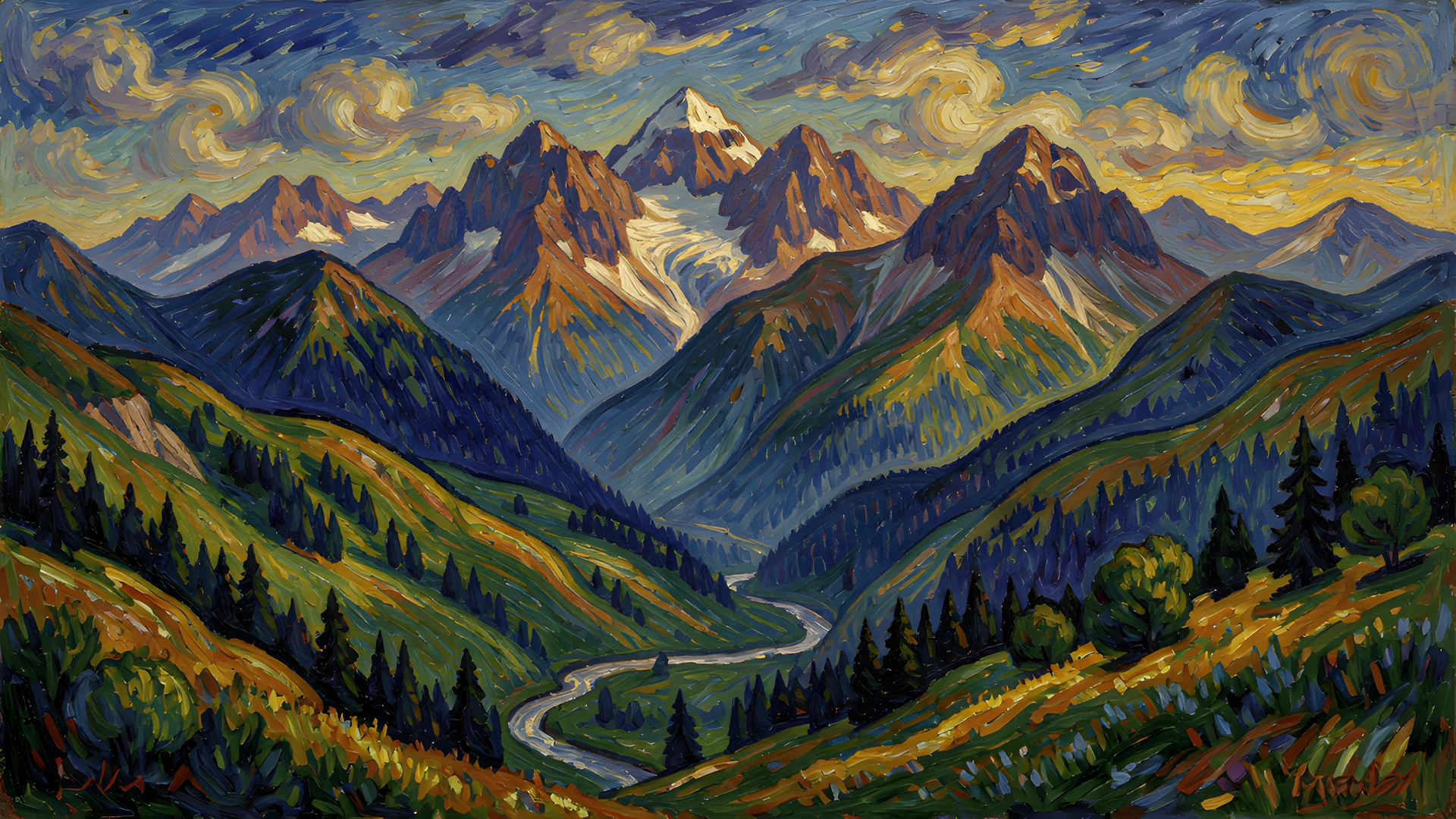 Monets Dark Landscapes