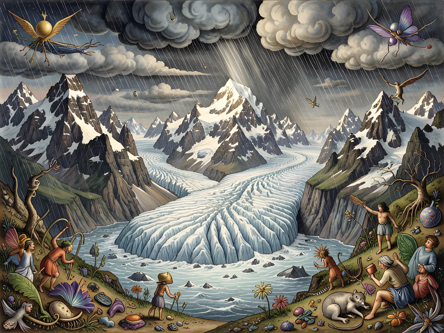 Alpine Stormy Night