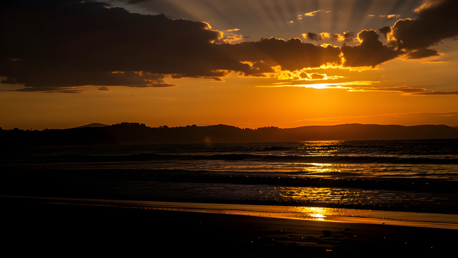 Golden Beach Morning
