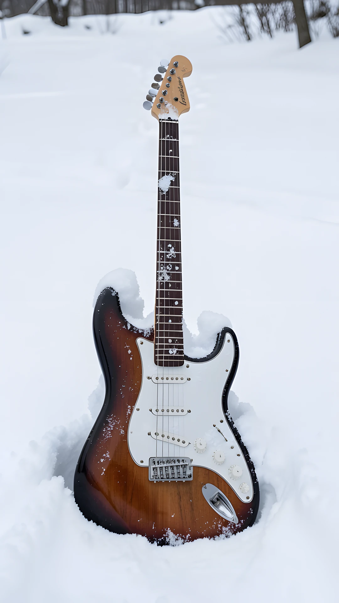 Snowy Guitar Road