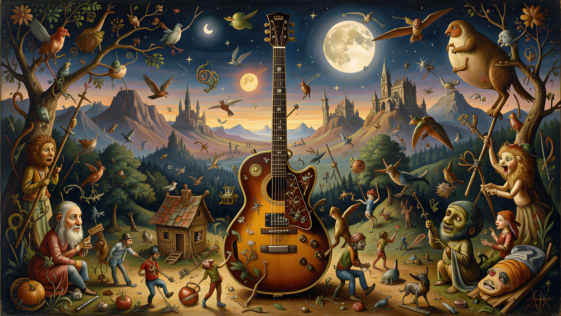 Gibson Night Scene