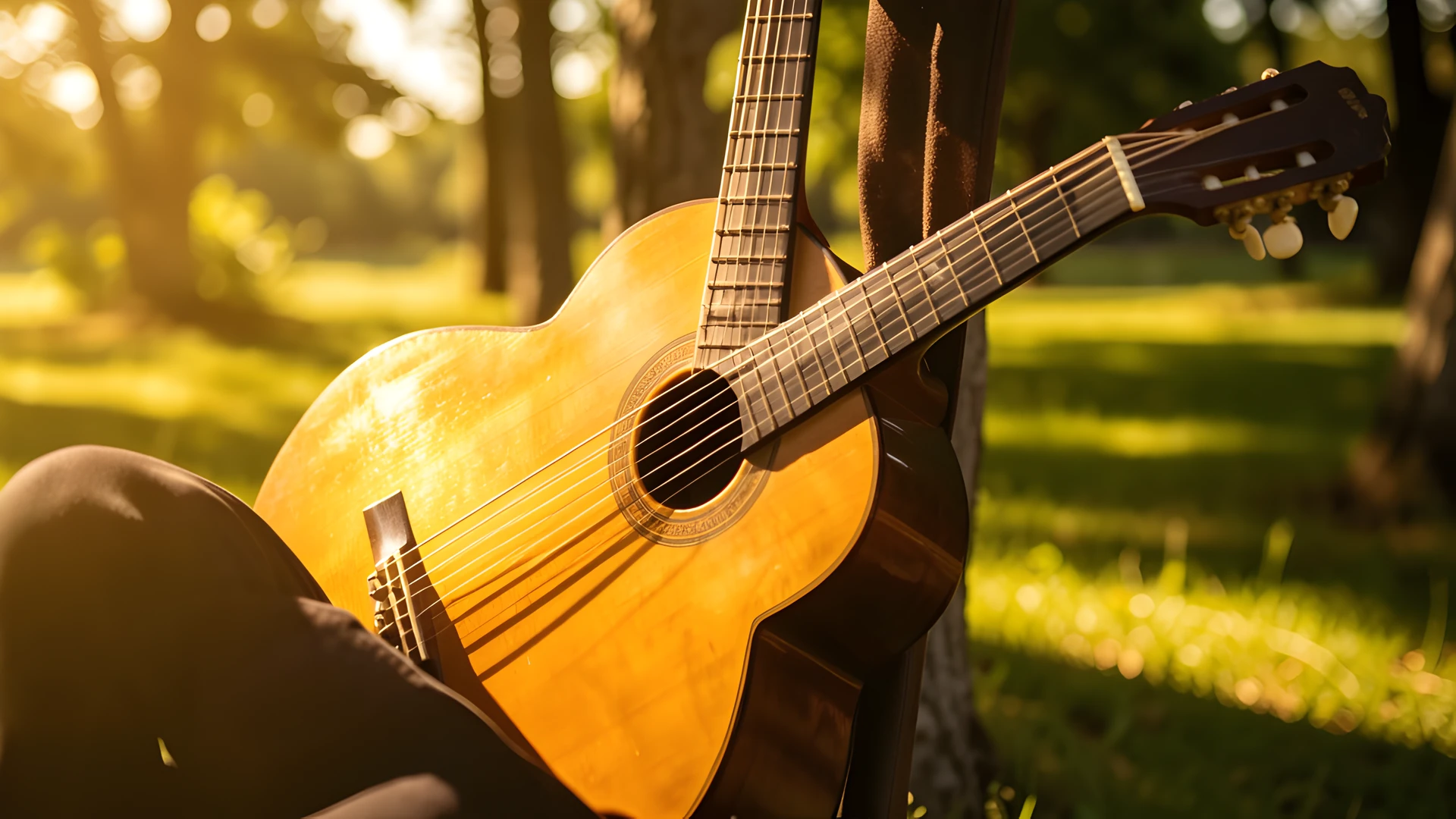Guitar Sunset Serenade