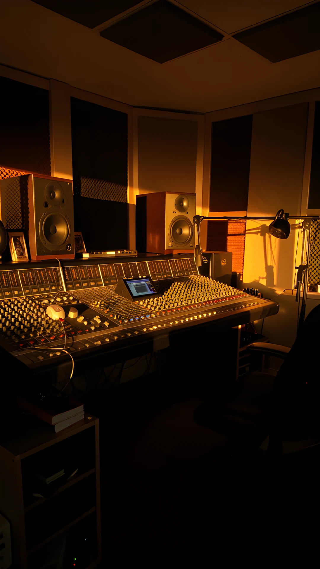 Golden Studio Light