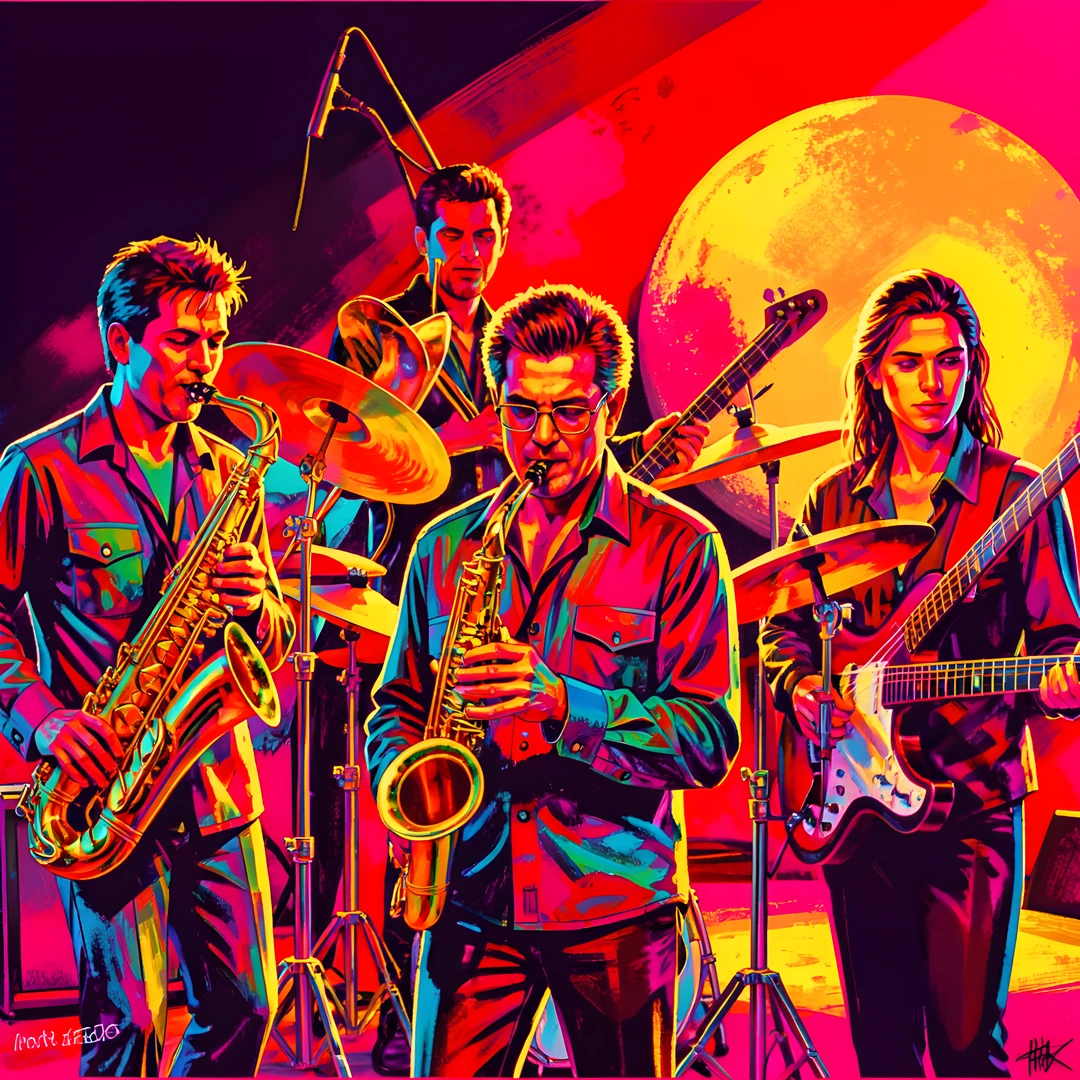 Swinging Sax Players