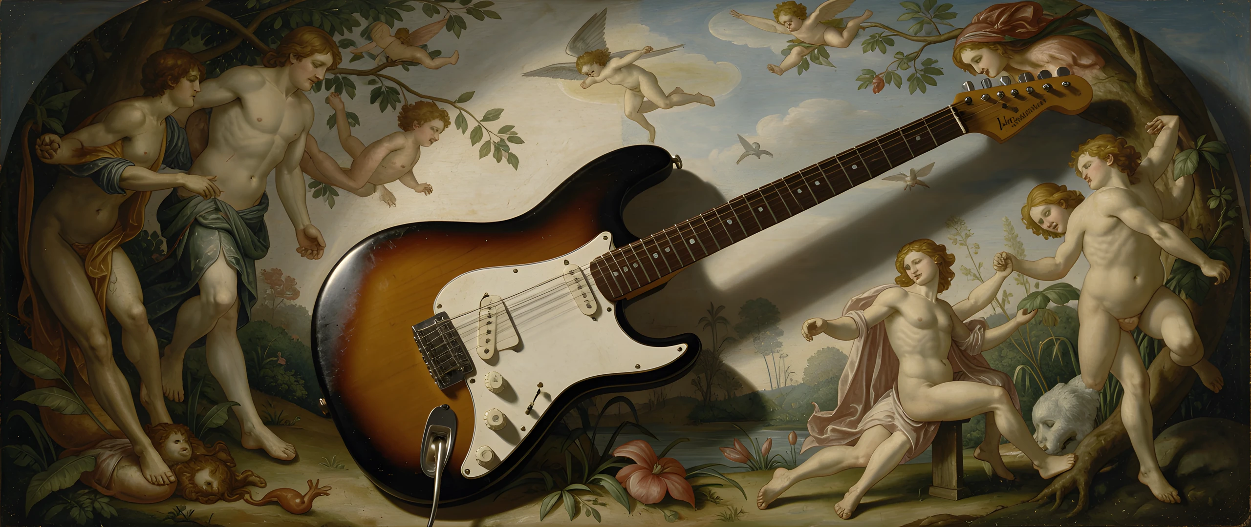 Renaissance Guitar Scene