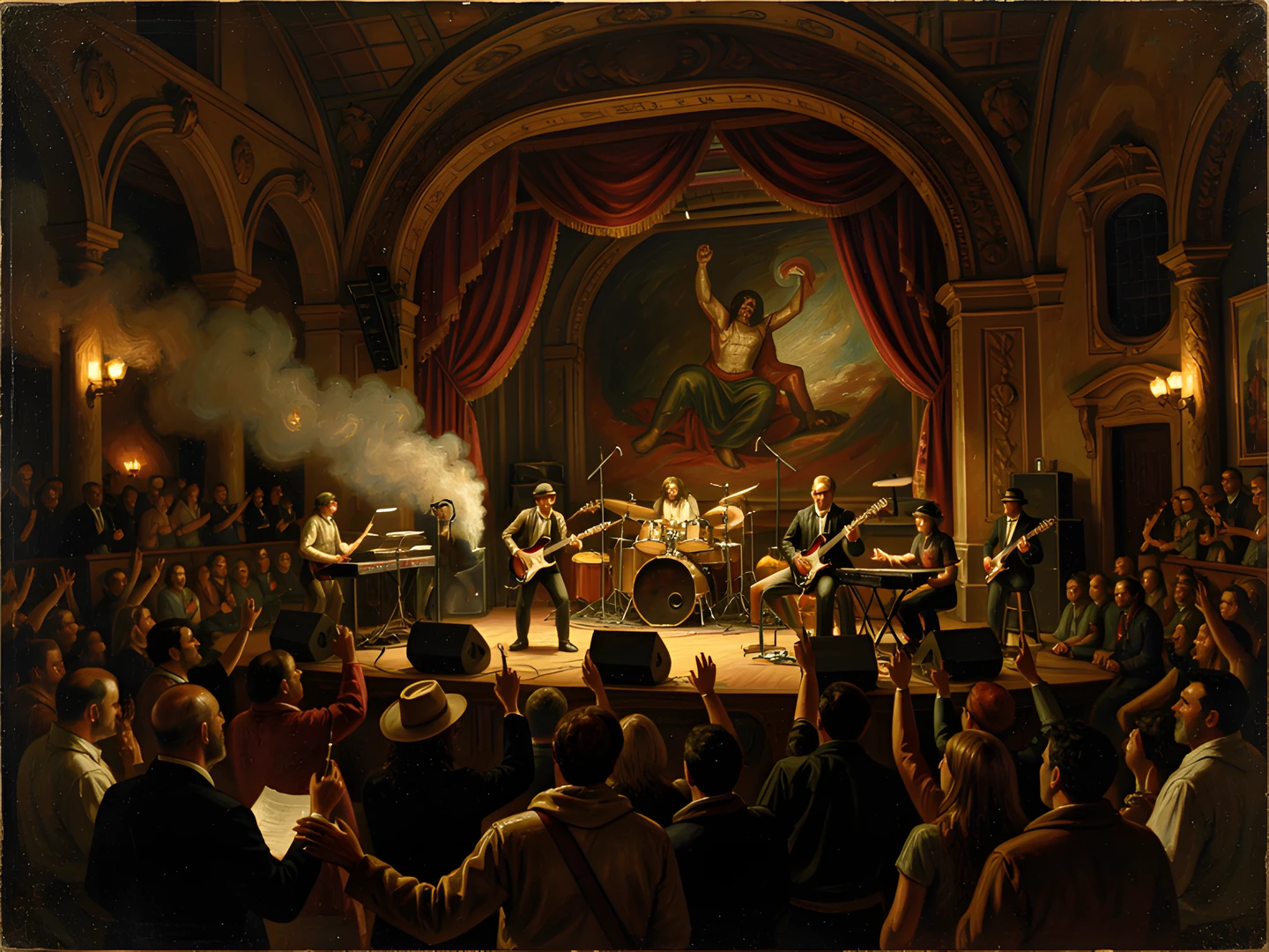 Rock Concert Scene