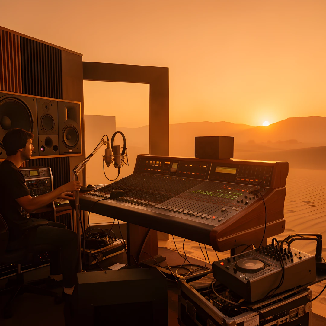 Desert Studio Sunrise