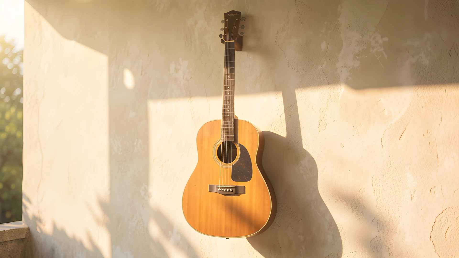 Faded Guitar Image