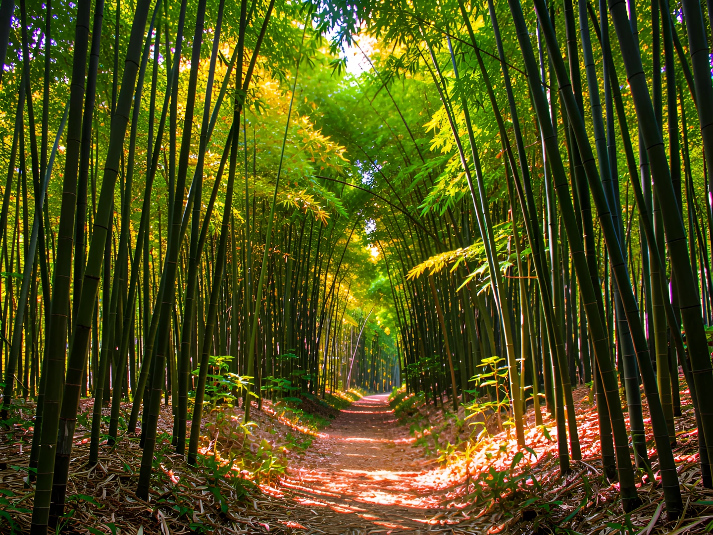 Bamboo Forest Glow