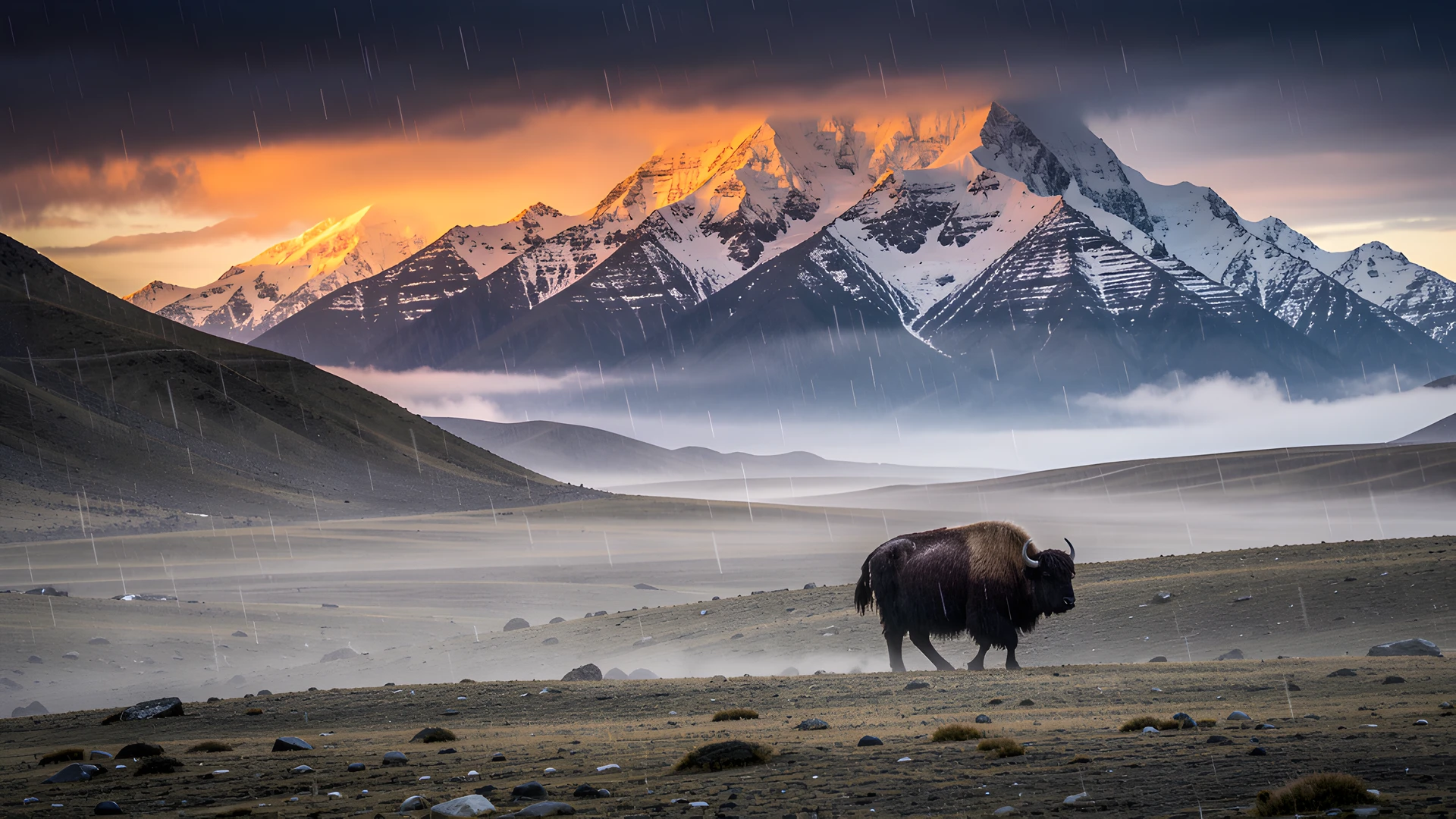 Tibetan Mountain Peaks