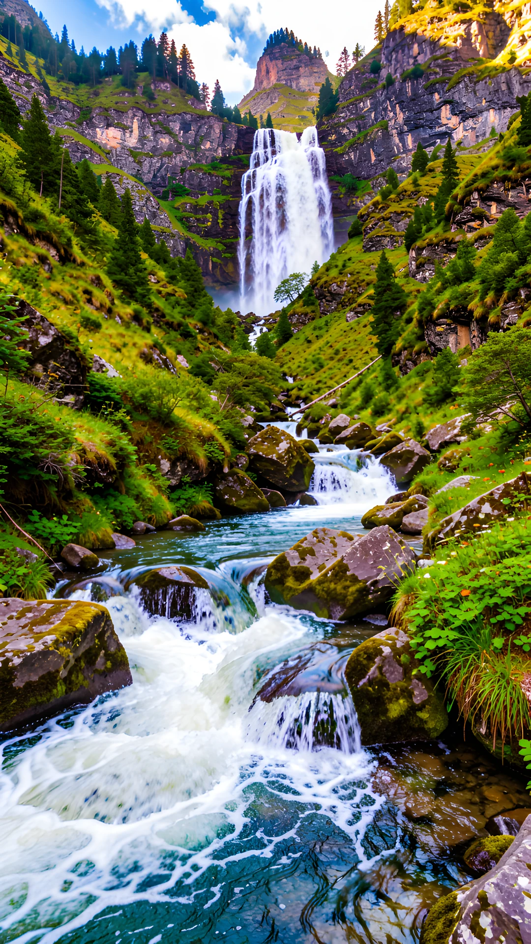 Rainbow Mountain Falls