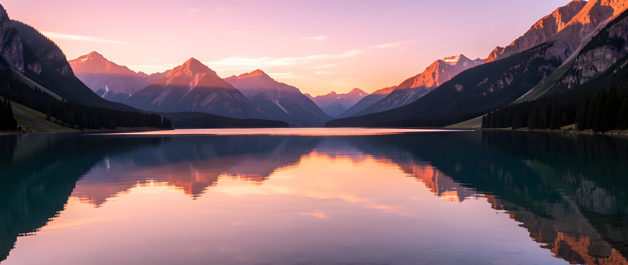Mountain Lake Reflections