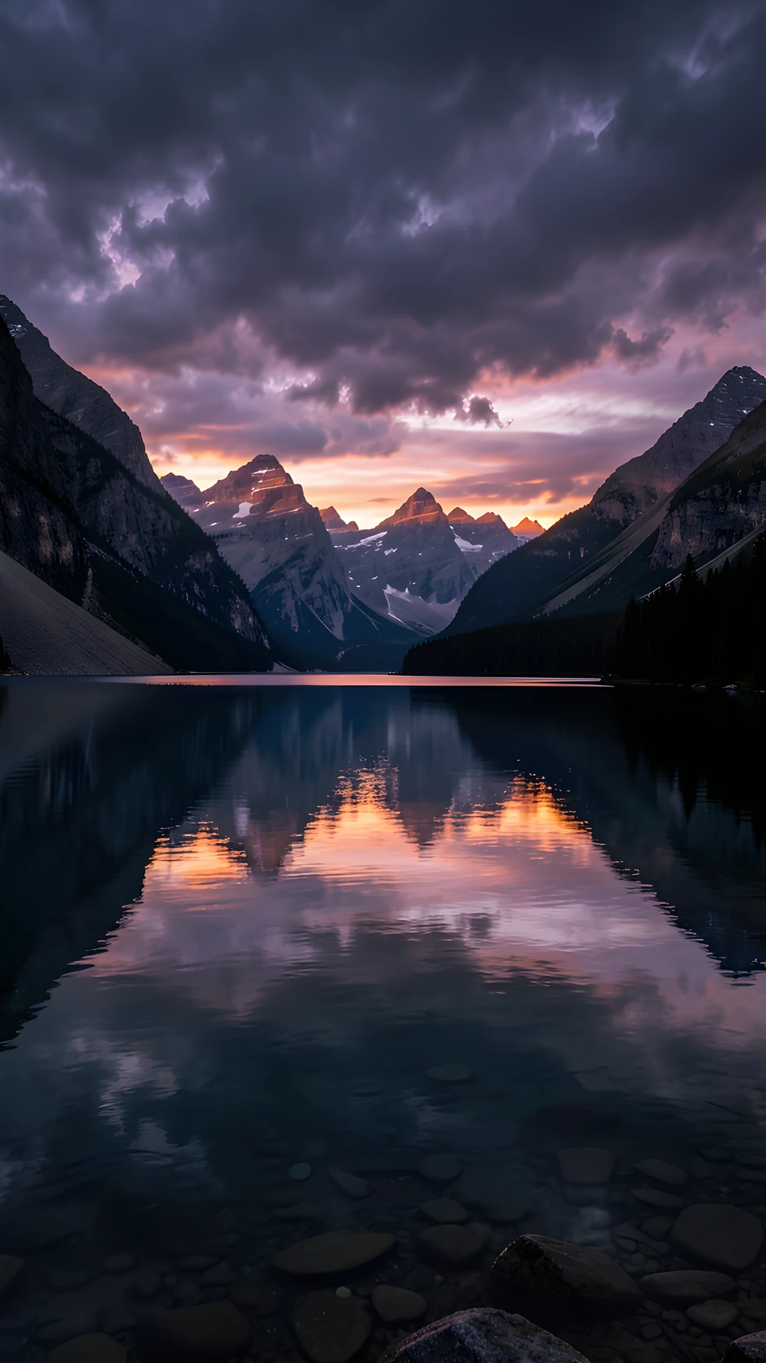 Mountain Lake Reflections