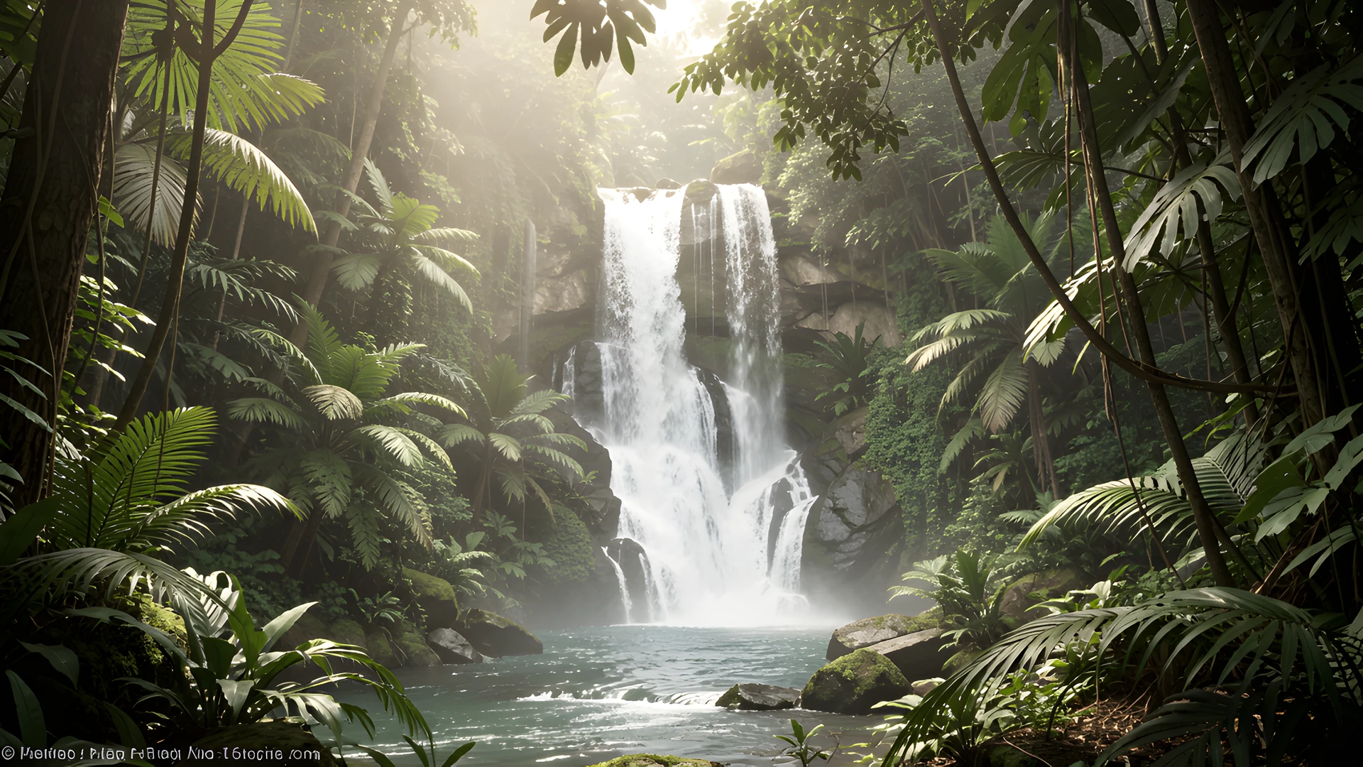 River Rock Landscape