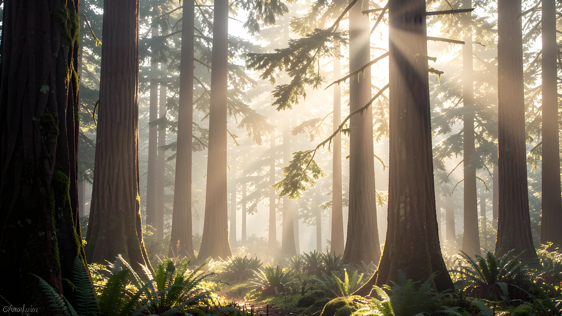 Redwood Morning Glow