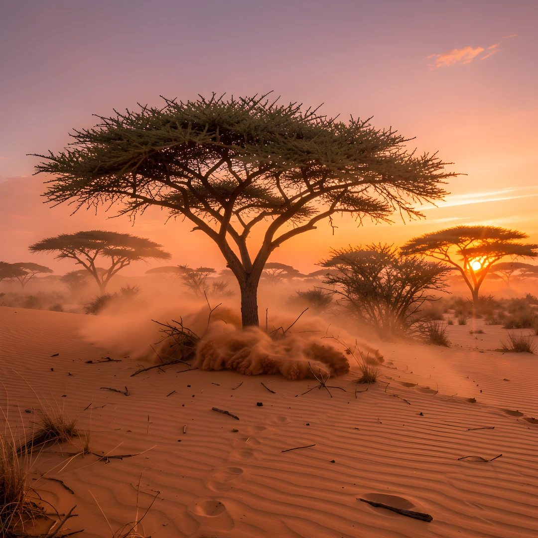 Savanna Sunset Storm