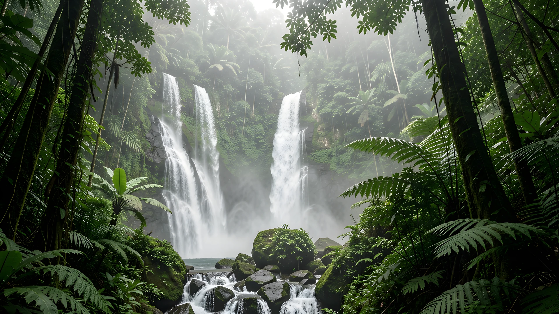 Jungle Waterfall Oasis