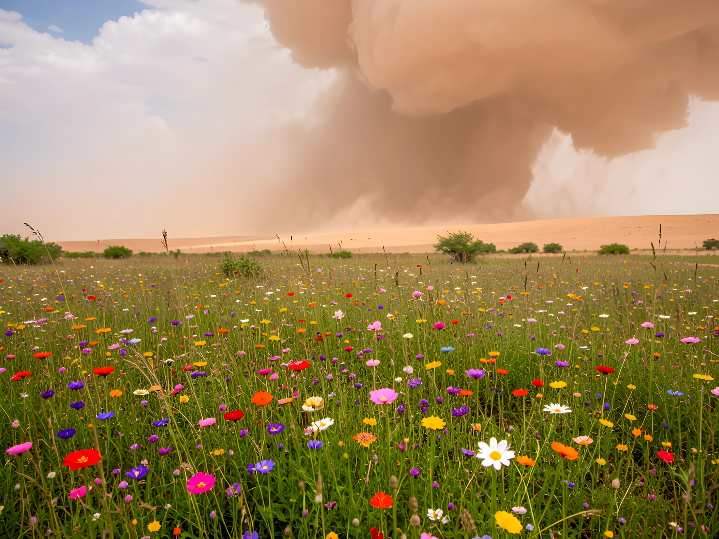 Wildflower Stormscape