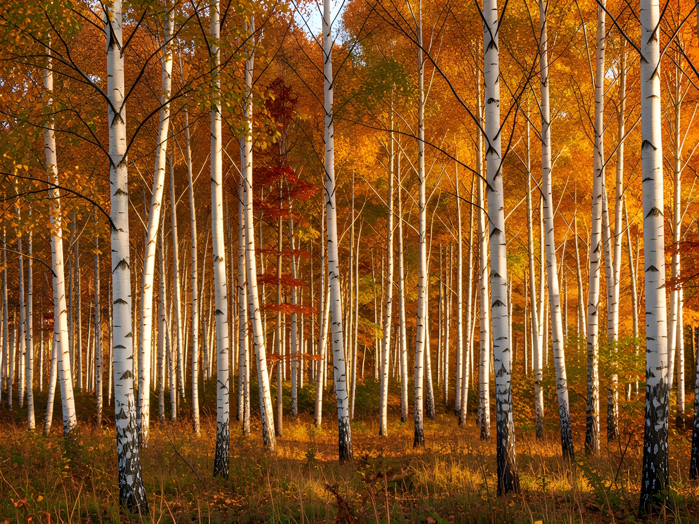 Golden Birch Woods