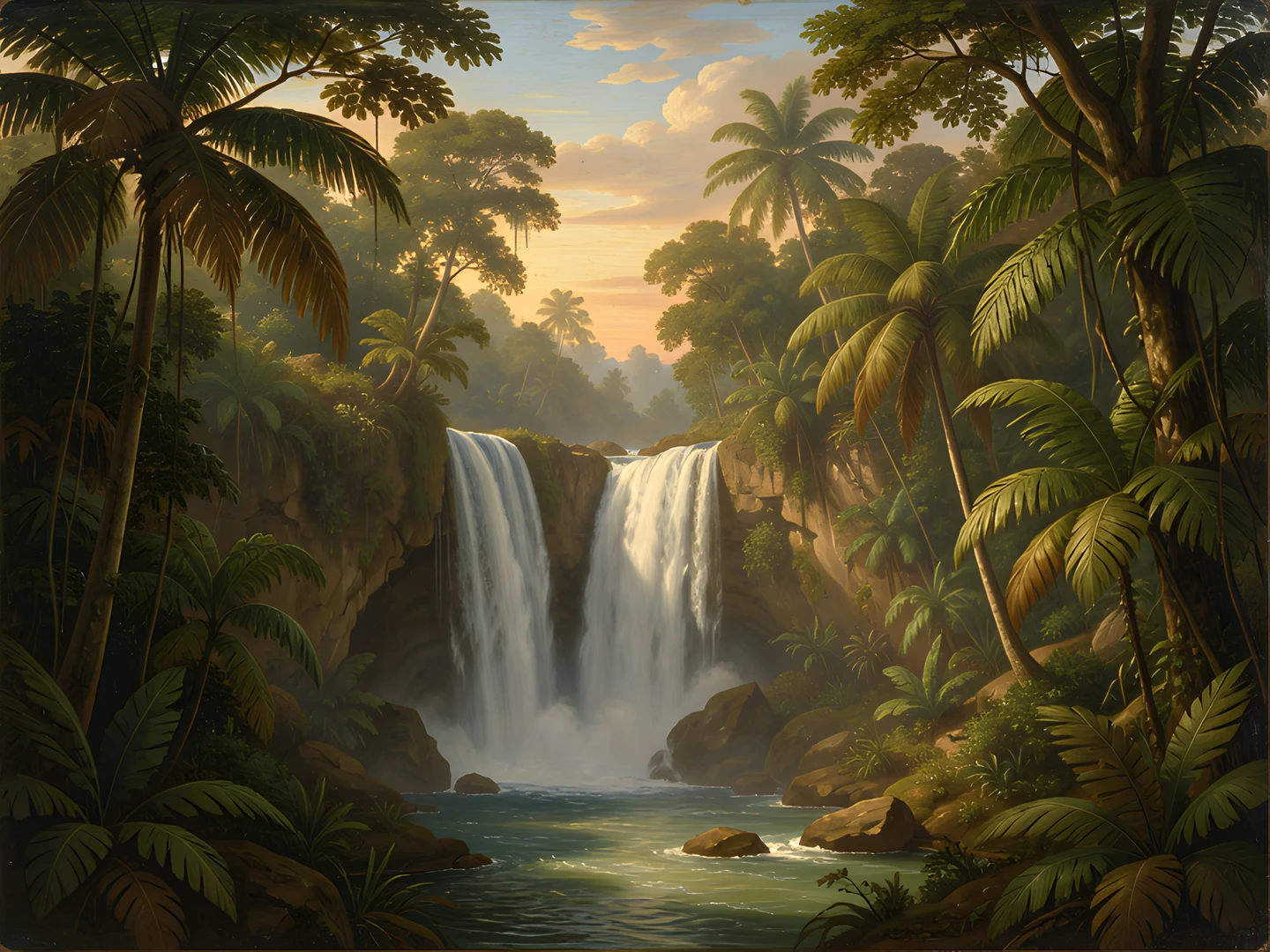 Tropical Jungle Dawn